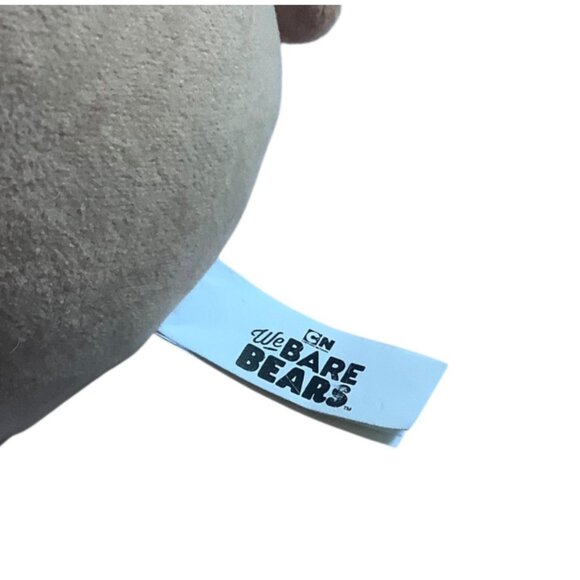 We Bare Bears Plush Grizzly Stuffed Toy 6.5” Brown Soft Chubby Cuddly - Picture 3 of 6